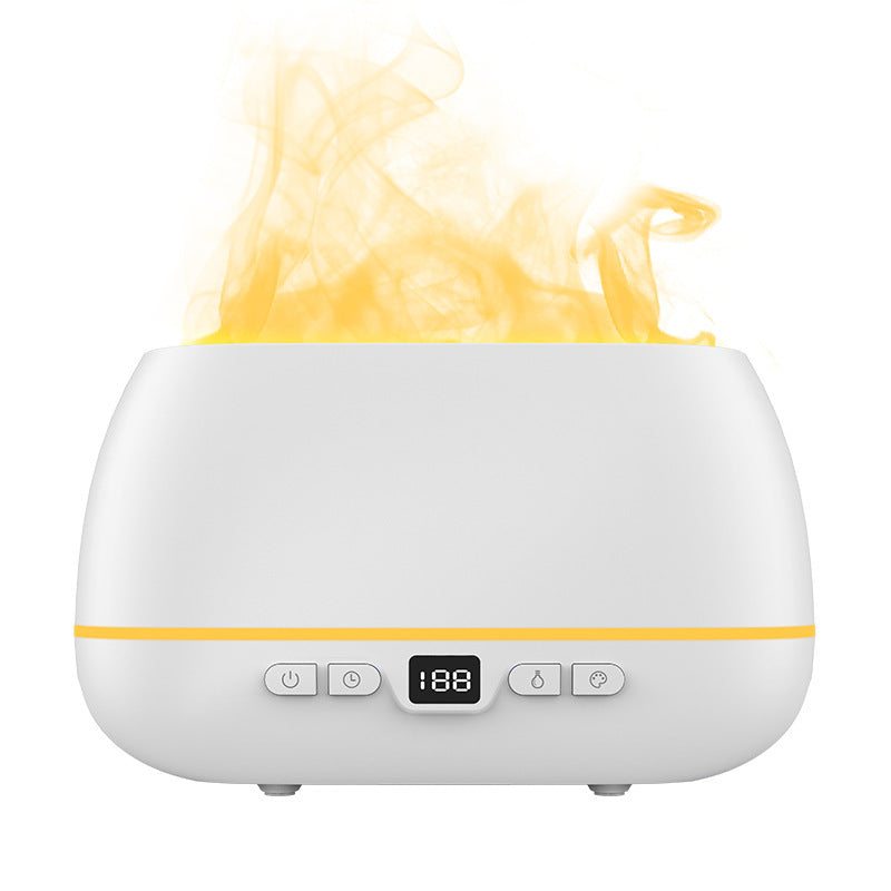 Heavy Fog Flame Humidifier Aroma Diffuser USB Flame Ambience Light